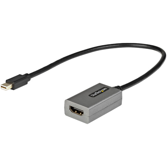 StarTech.com Mini DisplayPort to HDMI Adapter - mDP to HDMI Adapter Dongle - 1080p - Mini DisplayPort 1.2 to HDMI Monitor/Display - Mini DP to HDMI Video Converter - 12" Long Attached Cable… product image