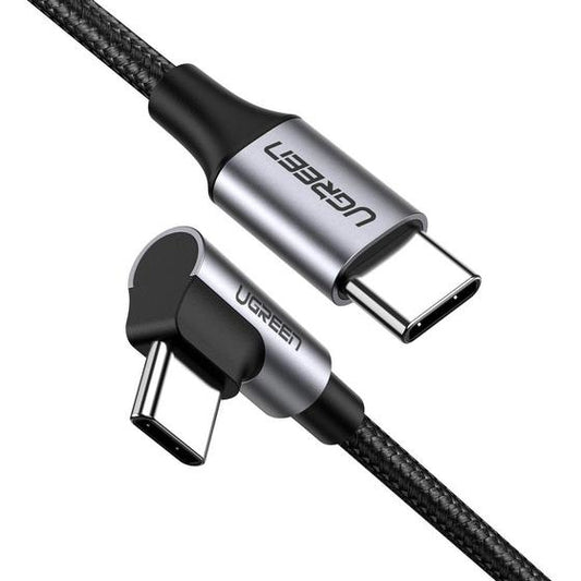Ugreen 50123 USB cable USB 2.0 1 m USB C 0.48 Gbit/s 60 W Black, Silver product image