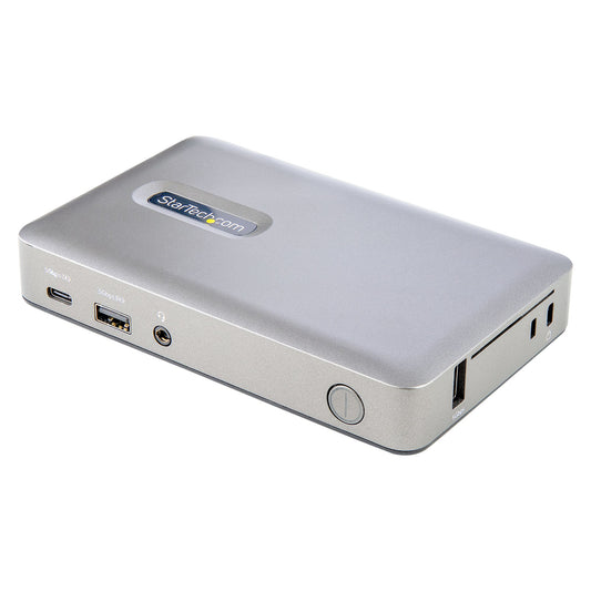 StarTech.com USB C Dock - USB-C to DisplayPort 4K 30Hz or VGA - 65W USB Power Delivery Charging - 4-Port USB 3.1 Gen...