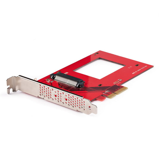StarTechU.3 to PCIe Adapter Card, PCIe 4.0 x4 Adapter For 2.5" U.3 NVMe SSDs, SFF-TA-1001 PCI Express Add-in Card for Desktops/Servers, TAA Compliant - OS Independent