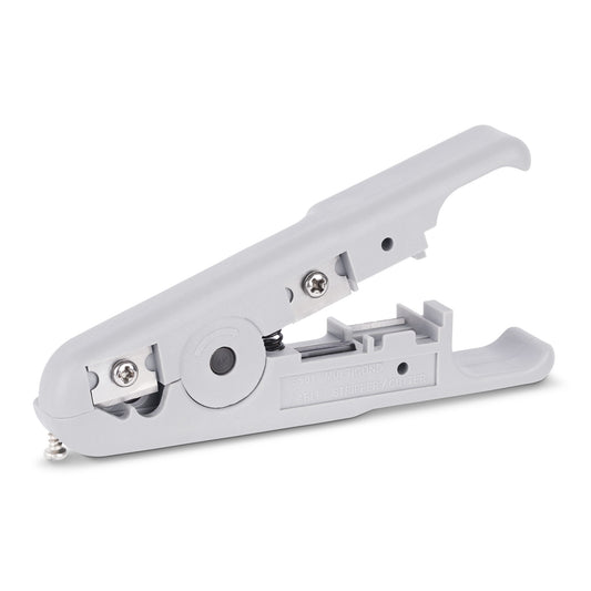 StarTechNetwork Cable Stripper and Cutter, Professional Wire Stripper for UTP/FTP/STP/Coax Cables, Rotary Wire Stripping and Cutting Tool