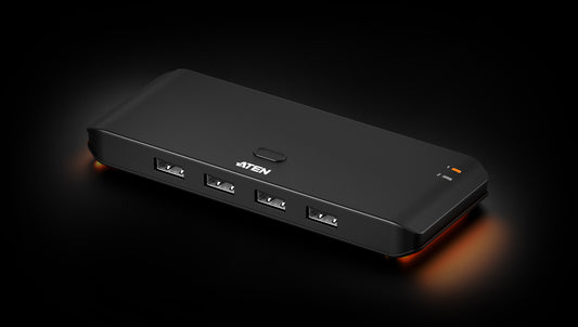 ATEN 2 x 4 USB 2.0 Sharing Switch - ATEN