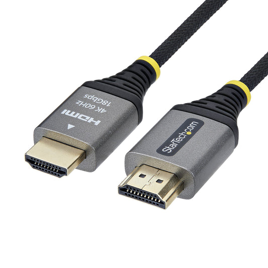 StarTech.com 3m (10ft) Premium Certified High Speed HDMI Cable, Ultra Flexible HDMI Cable, 4K 60Hz/1440p 144Hz w/HDR10/ARC, 18Gbps, High Flex Braided HDMI Cord - StarTech.com