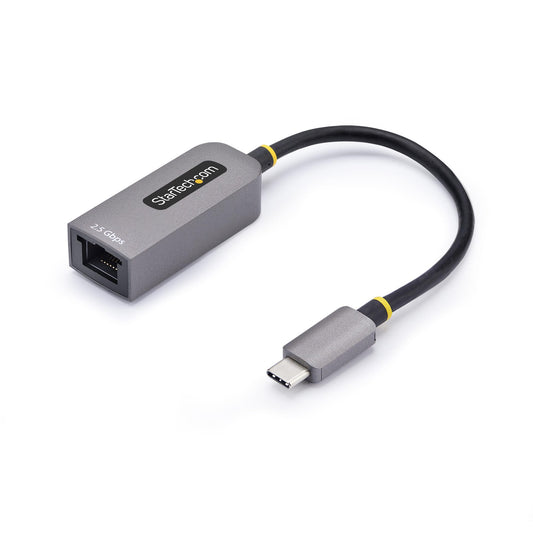 StarTech2.5GbE USB-C to Ethernet Adapter, NBASE-T NIC, USB 3.0 Type-C 2.5/1G Multi Speed Network, Thunderbolt Compatible, Windows & Mac