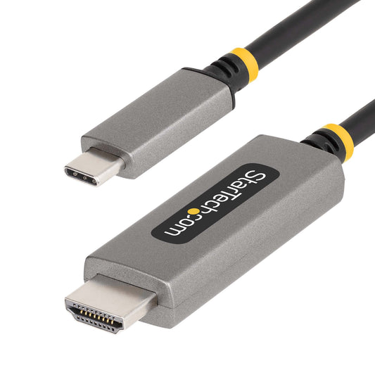 StarTech.com 3.3ft (1m) USB-C to HDMI Adapter Cable, 8K 60Hz, 4K 144Hz, HDR10, USB Type-C to HDMI 2.1 Video Converter Cable, USB-C DP Alt Mode/USB4/Thunderbolt Compatible - USB-C Laptop to… product image