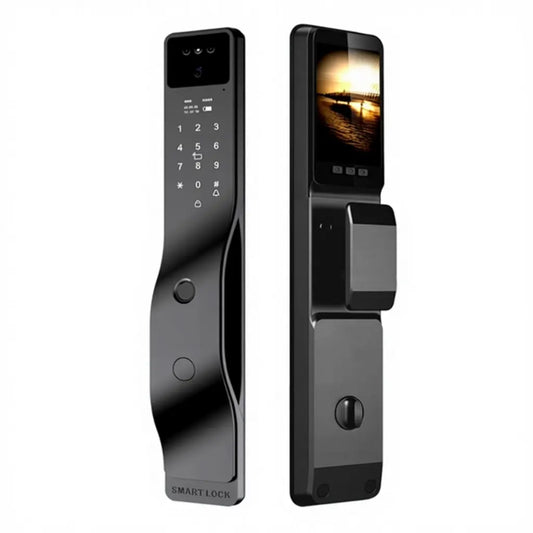 Automations Smart S2 smart lock front and rear view