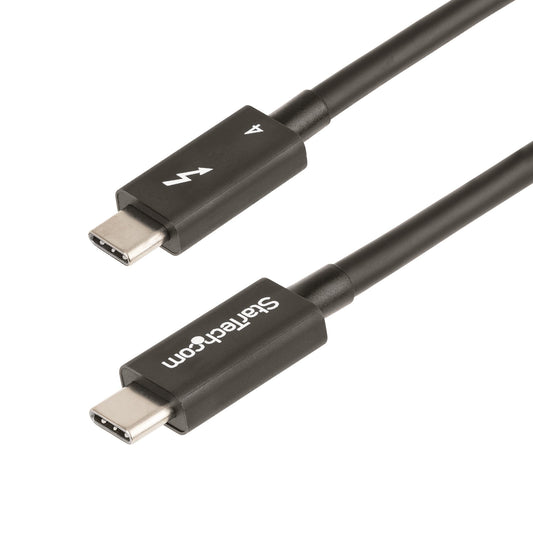 StarTech.com 1.6ft (50cm) Thunderbolt 4 Cable - 40Gbps - 100W PD - 4K/8K Video - Intel-Certified Thunderbolt Cable - Compatible w/USB 4/Thunderbolt 3/USB 3.2/USB Type-C/DisplayPort product image
