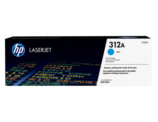 HP 312A Cyan LaserJet Toner Cartridge