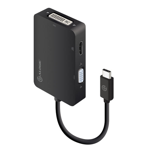 ALOGIC 3-IN-1 USB-C TO HDMI DVI VGA ADAPTERMTOF (UCVGDVHD-ADP)