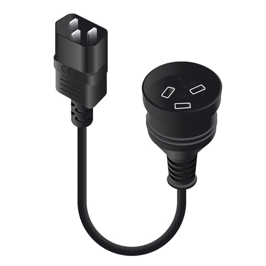 ALOGIC ALOGIC 0.15M IEC C14 TO AUS 3 PIN MAINS (MF-C14AUS3P-0.15)