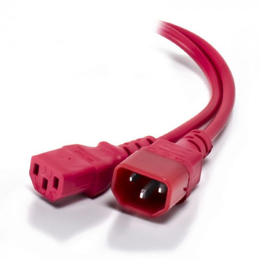 ALOGIC 2M IEC C13 TO C14 PWR EXT CORD MTOF BLK (MF-C13C14-02)