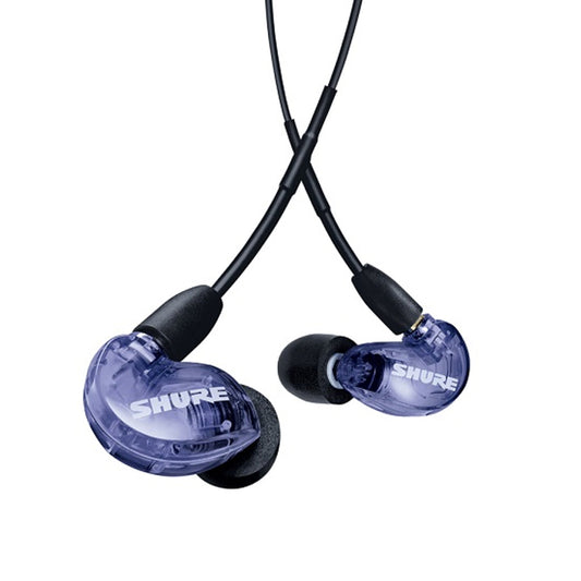 Shure SE215 Pro Sound-Isolating In-Ear Earphones 3.5mm – Purple | Open Box