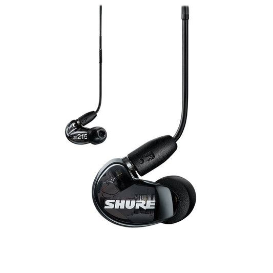 Shure SE215 Pro Sound-Isolating In-Ear Earphones 3.5mm – Black | Open Box