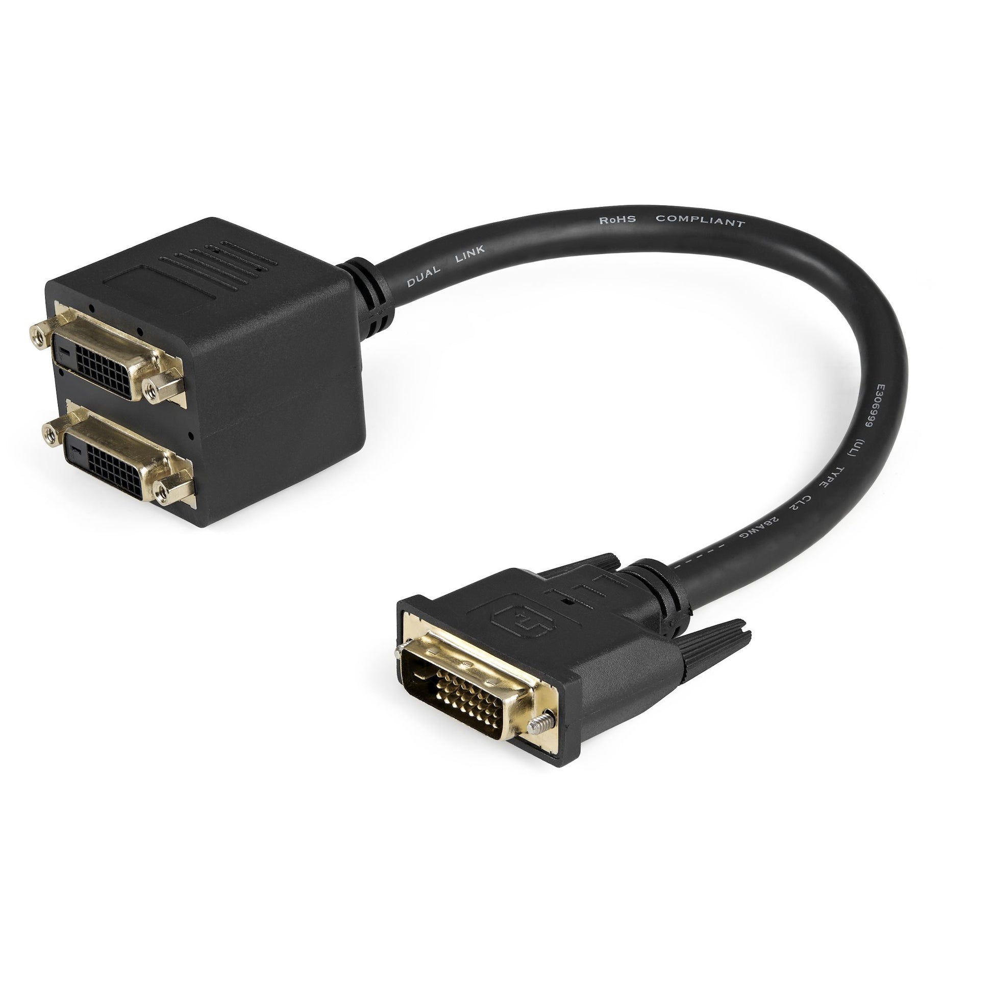 StarTech.com 1 ft DVI-D to 2x DVI-D Digital Video Splitter Cable - M/F product image