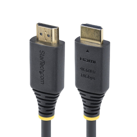 StarTech4m (13ft) Premium Certified High Speed HDMI Cable, 4K 60Hz/1440p 144Hz, HDR10/HDCP 2.2/ARC, 18Gbps, UHD HDMI 2.0 Cord for TV/Monitor/Display, TPE Jacket