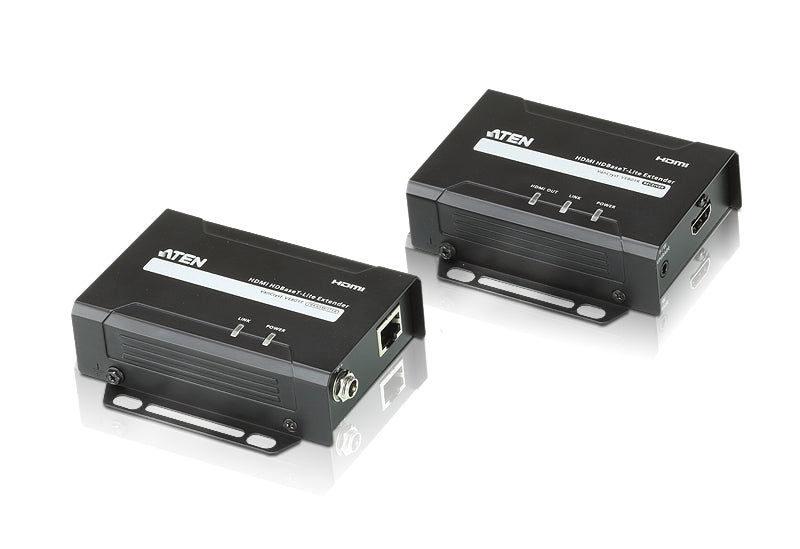 ATEN VE801-AT-U AV extender AV transmitter & receiver Black - ATEN