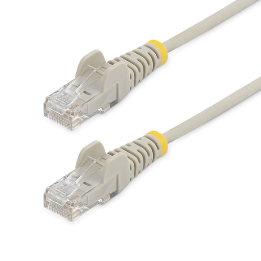 StarTech.com 2.5 m CAT6 Cable - Slim - Snagless RJ45 Connectors - Grey product image