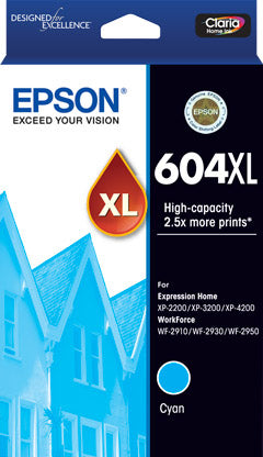 Epson 604XL ink cartridge 1 pc(s) Original High (XL) Yield Cyan product image