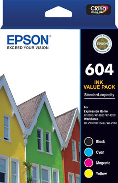Epson 604 ink cartridge 4 pc(s) Original Standard Yield Black, Cyan, Magenta, Yellow product image