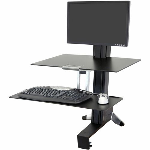 Ergotron WORKFIT S SINGLE LD WITH WORKSURFACE (33-350-200)