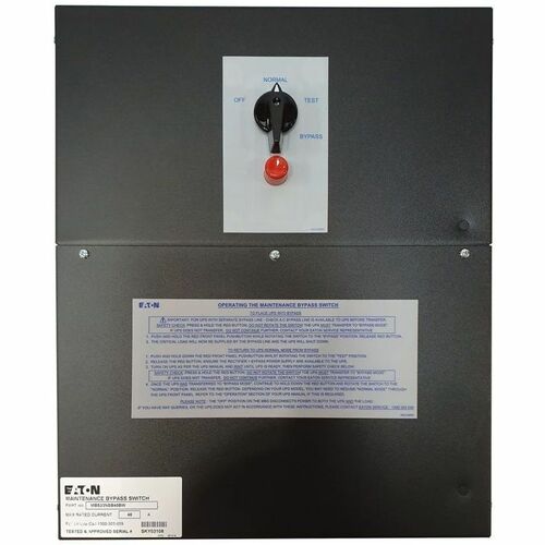 Eaton MBS, 3Ph/3Ph, 60-80kVA, 50mm2, Bottom Entry, with separate bypass input (MBS33SB125BW)