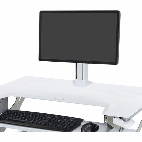 Ergotron WORKFIT SINGLE LD MONITOR KIT WHITE (97-935-062)