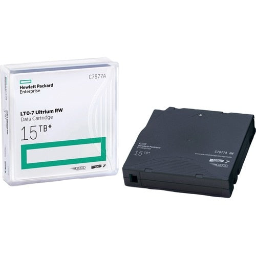 HPE HP LTO7 ULTRIUM 6TB/15TB RW DATA CARTRIDGE (C7977A)