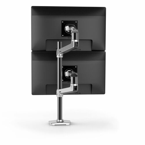 Ergotron LX Dual Stacking Arm Tall Pole Black Accents Polished (45-549-026)