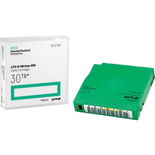 HPE LTO-8 Ultrium 30TB RW Data Cartridge (Q2078A)