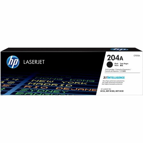 HP 204A Black LaserJet Toner Cartridge (CF510A)