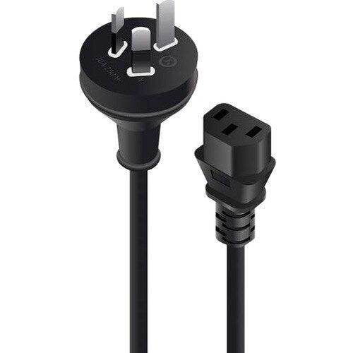 ALOGIC 1M AUS 3 PIN WALL TO IEC C13 MALE TO FEMALE (MF-3PC13-01)