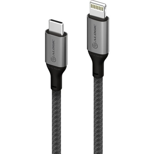 ALOGIC USB-C TO LIGHTNING CABLE - 1.5M - SPACE GREY (ULC8P1.5-SGR)