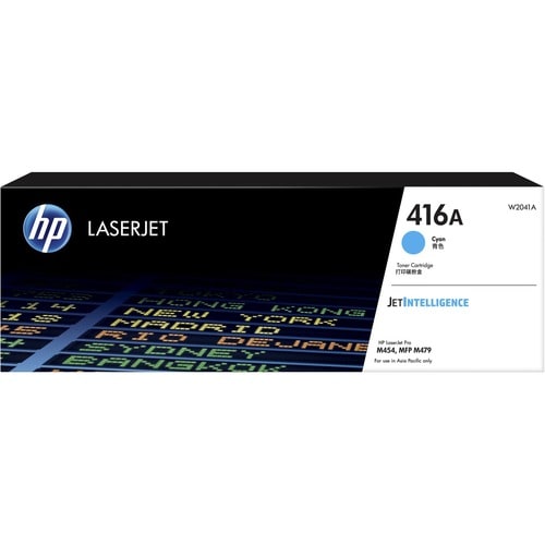 HP 416A CYAN LASERJET TONER CARTRIDGE (W2041A)