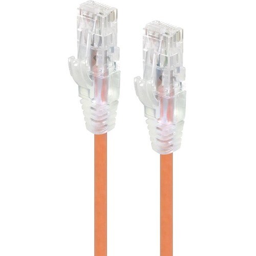 ALOGIC 2M ORANGE ULTRA SLIM CAT6 NETWORK CABLE UTP 28AWG - SERIES ALPHA (C6S-02ORN)