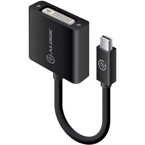 ALOGIC 20CM ACTIVE MINI DISPLAYPORT TO DVI ADAPTER - MALE TO FEMALE WITH 4K SUPPORT (MDP-DVI-ACTV)