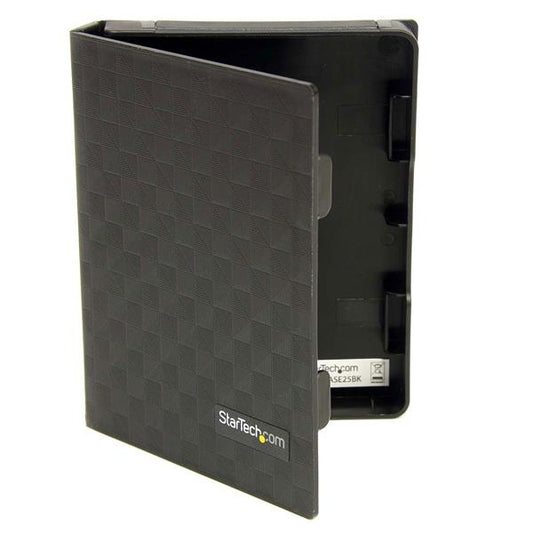 StarTech.com 2.5in Anti-Static Hard Drive Protector Case - Black (3pk), TAA-Compliant product image