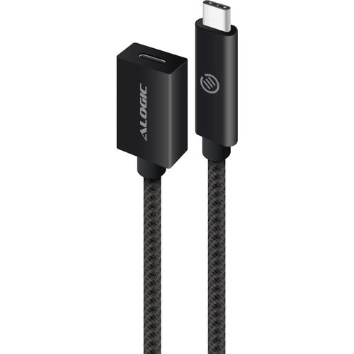 ALOGIC 1M USB 3.1 (GEN 2) USB-C TO USB-C EXTENSION CABLE - MALE TO FEMALE - BLACK - PRIME SERIES (MU31CC-EXT-01BLK)