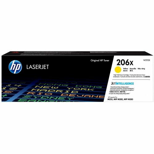 HP 206X YELLOW ORIGINAL LASERJET TONER CRTG (W2112X)
