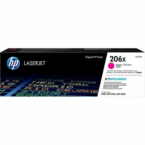 HP 206X MAGENTA ORIGINAL LASERJET TONER CRTG (W2113X)