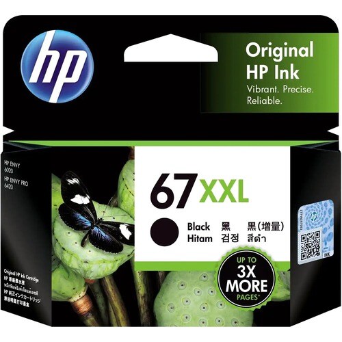 HP 67XXL BLACK INK 3YM57AA (3YM59AA)