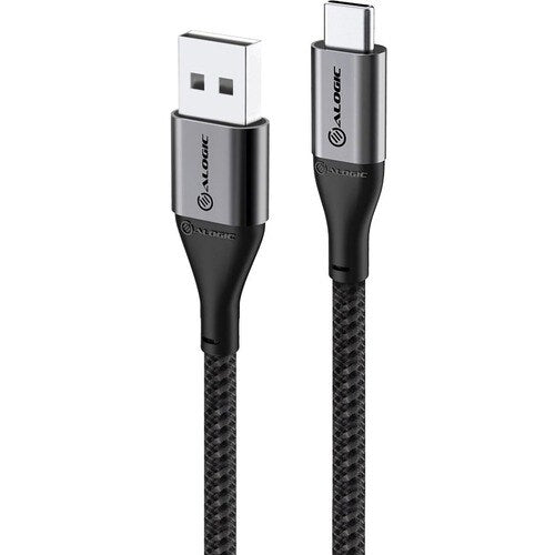 ALOGIC SUPER ULTRA USB 2.0 USB-C TO USB-A CABLE - 1.5M -SPACE GREY (ULCA21.5-SGR)