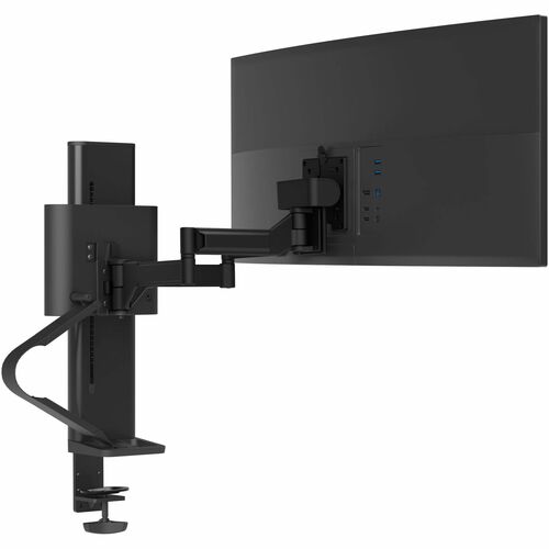 Ergotron TRACE Single Monitor Panel Clamp Matte Black (45-630-224)