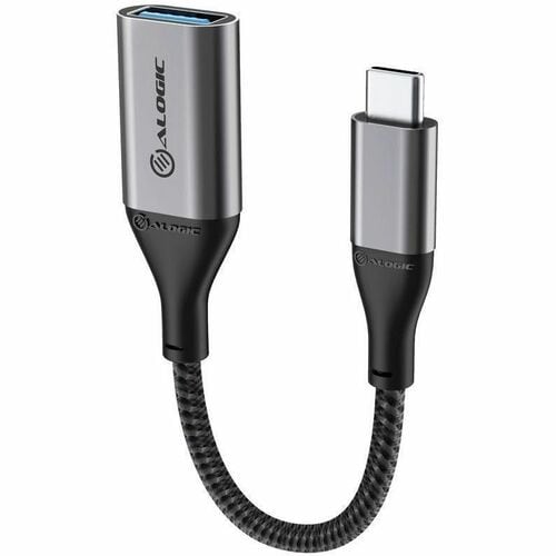 ALOGIC INALOGIC 15CM SUPER ULTRA USB-C TO USB-A ADAPTER SPACE GREY INPUT: USB-C USB 3.1 GEN 1 5 GBPS OUTPUT: USB-A ADAPTER IN (ULCAA-SGR)