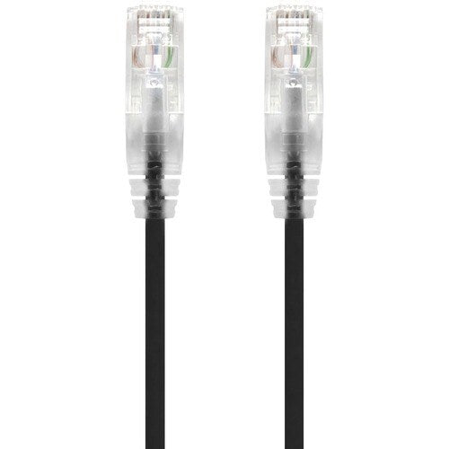 ALOGIC 1m Black Ultra Slim Cat6 Network Cable UTP 28AWG - Series Alpha (C6S-01BLK)