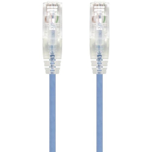 ALOGIC 1m Blue Ultra Slim Cat6 Network Cable, UTP, 28AWG - Series Alpha (C6S-01BLU)