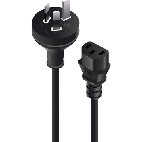 ALOGIC 10m Aus 3 Pin Wall to IEC C13 - Male to Female (MF-3PC13-10)