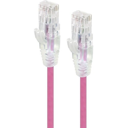 ALOGIC 0.50m Pink Ultra Slim Cat6 Network Cable UTP 28AWG - Series Alpha (C6S-0.50PNK)