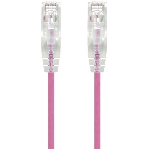 ALOGIC 1m Pink Ultra Slim Cat6 Network Cable UTP 28AWG - Series Alpha (C6S-01PNK)