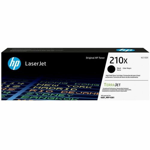 HP 210X Black Original LaserJet Toner Cartridge (W2100X)