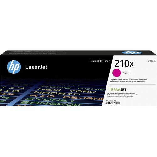 HP 210X Magenta Original LaserJet Toner Cartridge (W2103X)